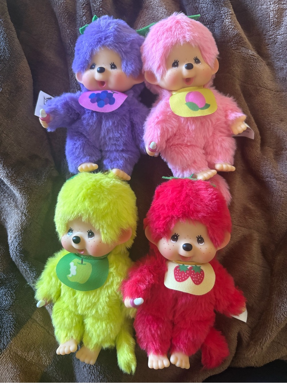 Monchhichi Doll Fruit Set of 4